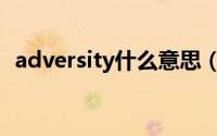 adversity什么意思（adversity双语例句）