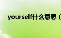 yourself什么意思（yourself双语例句）