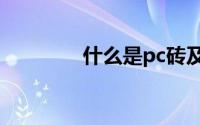 什么是pc砖及其制造工艺？