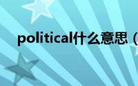 political什么意思（political双语例句）