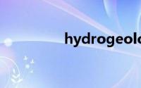 hydrogeology双语例句