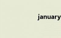 january双语例句