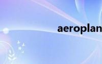 aeroplane双语例句