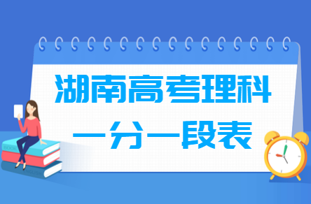 2019湖南高考一分一段表-理科位次排名查询