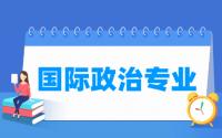 国际政治专业就业方向与就业前景怎么样