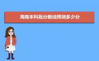 预计2022海南本科线,海南本科批分数线预测多少分