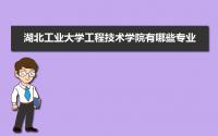 湖北工业大学工程技术学院有哪些专业,比较好的王牌重点特色专业