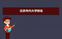 2022年北京市内大学排名,本科专科最新排名完整版