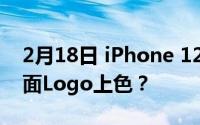 2月18日 iPhone 12系列最新渲染图曝光 背面Logo上色？