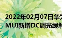 2022年02月07日华为Mate20Pro偷跑新版EMUI新增DC调光缓解频闪