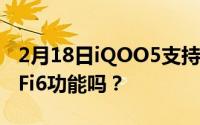 2月18日iQOO5支持WiFi6吗？iQOO5有WiFi6功能吗？