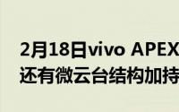 2月18日vivo APEX 2020也有屏下摄像头？还有微云台结构加持