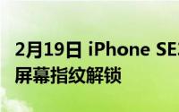 2月19日 iPhone SE3参数配置爆料:A14芯片屏幕指纹解锁