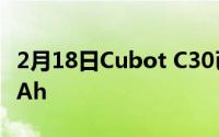 2月18日Cubot C30已经发布了:64寸4200mAh