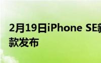 2月19日iPhone SE新品曝光: 2021年将有三款发布