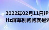 2022年02月11日iPhone12系列或无缘120Hz屏幕别问问就是还不成熟