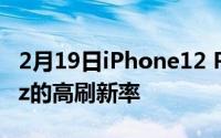 2月19日iPhone12 Pro Max配置:没有120Hz的高刷新率