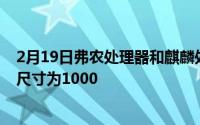 2月19日弗农处理器和麒麟处理器哪个好？与麒麟990相比 尺寸为1000