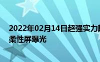 2022年02月14日超强实力颠覆手机摄影努比亚Z20双曲面柔性屏曝光