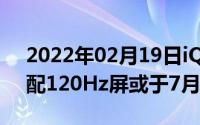 2022年02月19日iQOOZ1x更多参数流出：配120Hz屏或于7月上旬发布