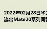 2022年02月28日华为nova5iPro官方渲染图流出Mate20系列同款配色