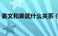 姜文和姜武什么关系（姜文和姜武个人资料）