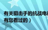 有关狙击手的抗战电视剧有哪些（这里面肯定有您看过的）