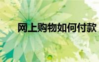 网上购物如何付款（付款的方法讲解）