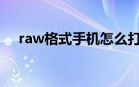 raw格式手机怎么打开（方法很简单的）