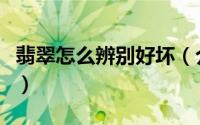 翡翠怎么辨别好坏（介绍翡翠鉴定的三种方法）