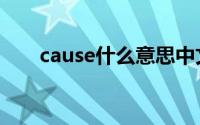 cause什么意思中文（cause的意思）