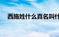 西施姓什么真名叫什么（西施简单介绍）