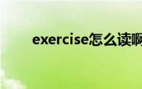 exercise怎么读啊（单词意思解释）