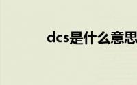 dcs是什么意思（DCS的介绍）