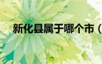 新化县属于哪个市（关于新化县的简介）