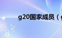 g20国家成员（g20是什么组织）