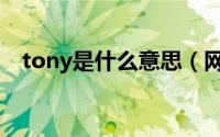 tony是什么意思（网上的tony是什么梗）