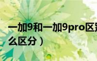 一加9和一加9pro区别（一加9和一加9pro怎么区分）