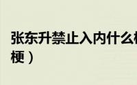 张东升禁止入内什么梗（带你去爬山又是什么梗）