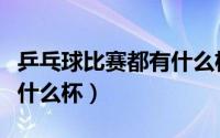 乒乓球比赛都有什么杯（盘点乒乓球比赛都有什么杯）