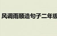 风调雨顺造句子二年级简单（风调雨顺造句）