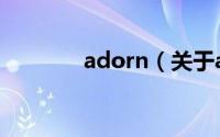 adorn（关于adorn的介绍）