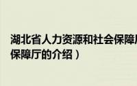 湖北省人力资源和社会保障厅（关于湖北省人力资源和社会保障厅的介绍）