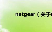 netgear（关于netgear的介绍）