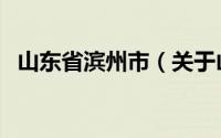 山东省滨州市（关于山东省滨州市的介绍）