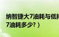 纳智捷大7油耗与低排量汽车相比（纳智捷大7油耗多少?）