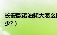 长安欧诺油耗大怎么回事（长安欧诺油耗是多少?）