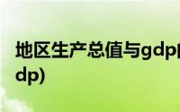 地区生产总值与gdp的关系(地区生产总值与gdp)