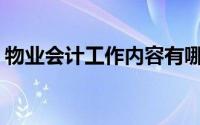 物业会计工作内容有哪些(物业会计工作内容)