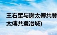 王右军与谢太傅共登冶城的启示(王右军与谢太傅共登冶城)